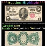 1891 $2 Large Size Silver Certificate "Windom Note