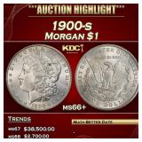 1900-s Morgan Dollar $1 ms66+ SEGS
