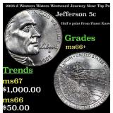 2005-d Western Waters Jefferson Nickel Westward Jo
