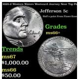 2005-d Western Waters Jefferson Nickel Westward Jo