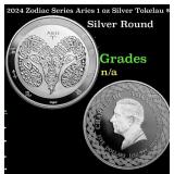 2024 Zodiac Series Aries 1 oz Silver Tokelau $5