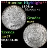 *Highlight* 1898-o Morgan Dollar $1 ms67 SEGS (fc)