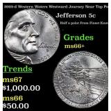 2005-d Western Waters Jefferson Nickel Westward Jo