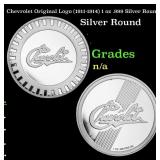 Chevrolet Original Logo (1911-1914) 1 oz .999 Silv