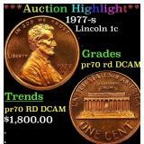 *Highlight* 1977-s Proof Lincoln Cent 1c pr70 rd D