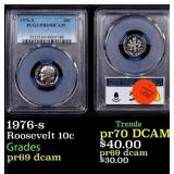PCGS 1976-s Proof Roosevelt Dime 10c pr69 dcam PCG