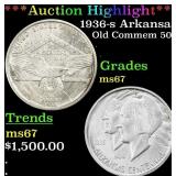*Highlight* 1936-s Arkansas Old Commem Half Dollar