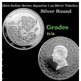 2024 Zodiac Series Aquarius 1 oz Silver Tokelau $5