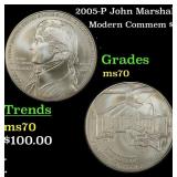2005-P John Marshall Modern Commem Dollar $1 ms70