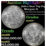 *Highlight* 1880-o Morgan Dollar Near Top Pop! $1
