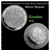 2024 Tokelau 1 oz Silver $5 Zodiac Series: Sagitta