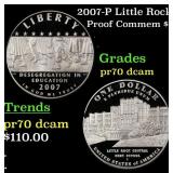 2007-P Little Rock Proof Modern Commem Dollar $1 p