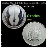 2023 Star Wars Jedi Order Crest 1oz .999 Silver $2