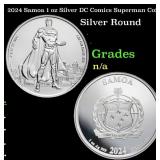 2024 Samoa 1 oz Silver DC Comics Superman Coin