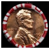 BU Shotgun Lincoln 1c roll, 1962-d 50 pcs Bank Wra