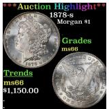 *Highlight* 1878-s Morgan Dollar $1 ms66 SEGS (fc)
