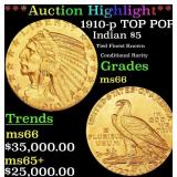*Highlight* 1910-p Gold Indian Half Eagle TOP POP!