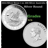 2024 Silver Swan 1 oz .999 Silver Australia $1