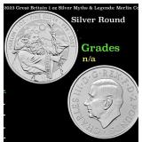 2023 Great Britain 1 oz Silver Myths & Legends: Me