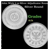 John Wick 2 oz Silver Adjudicator Round
