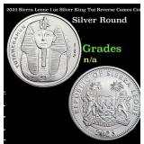 2023 Sierra Leone 1 oz Silver King Tut Reverse Cam