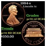 1984-s Proof Lincoln Cent 1c pr70 rd DCAM SEGS