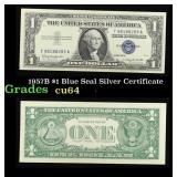 1957B $1 Blue Seal Silver Certificate Grades Choic