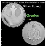 2022 Niue 1 oz Silver $2 Star Wars: Rebel Alliance