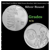 2023 Chad 1 oz Silver 5000 Francs Scarface 40th An