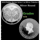 2024 Zodiac Series Aries 1 oz Silver Tokelau $5