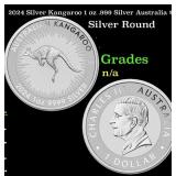 2024 Silver Kangaroo 1 oz .999 Silver Australia $1