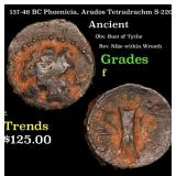 137-46 BC Phoenicia, Arados Tetradrachm S-2207 Gra