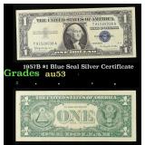 1957B $1 Blue Seal Silver Certificate Grades Selec