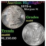 *Highlight* 1878-s Morgan Dollar $1 ms66 SEGS (fc)