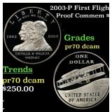 2003-P First Flight Proof Modern Commem Dollar $1