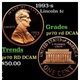 1993-s Proof Lincoln Cent 1c pr70 rd DCAM SEGS
