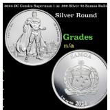 2024 DC Comics Superman 1 oz .999 Silver $5 Samoa
