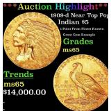 *Highlight* 1909-d Gold Indian Half Eagle Near Top