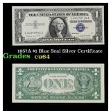 1957A $1 Blue Seal Silver Certificate Grades Choic