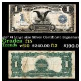 1899 $1 large size Silver Certificate "Black Eagle
