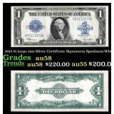 1923 $1 large size Silver Certificate Grades Choic