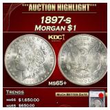 1897-s Morgan Dollar $1 ms65+ SEGS