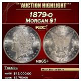 1879-o Morgan Dollar $1 ms65+ SEGS