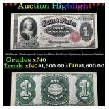 1891 $1 large size Silver Certificate Martha Washi