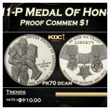 2011-P Medal Of Honor Proof Modern Commem Dollar $
