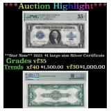 **Star Note** 1923  $1 large size Silver Certifica