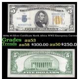 1934a $5 Silver Certificate North Africa WWII Emer