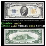 1934A $10 Silver Certificate North Africa WWII Eme