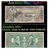 1896 $1 large size Silver Certificate Martha & Geo