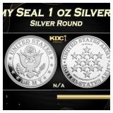 U.S. Army Seal 1 oz Silver Round